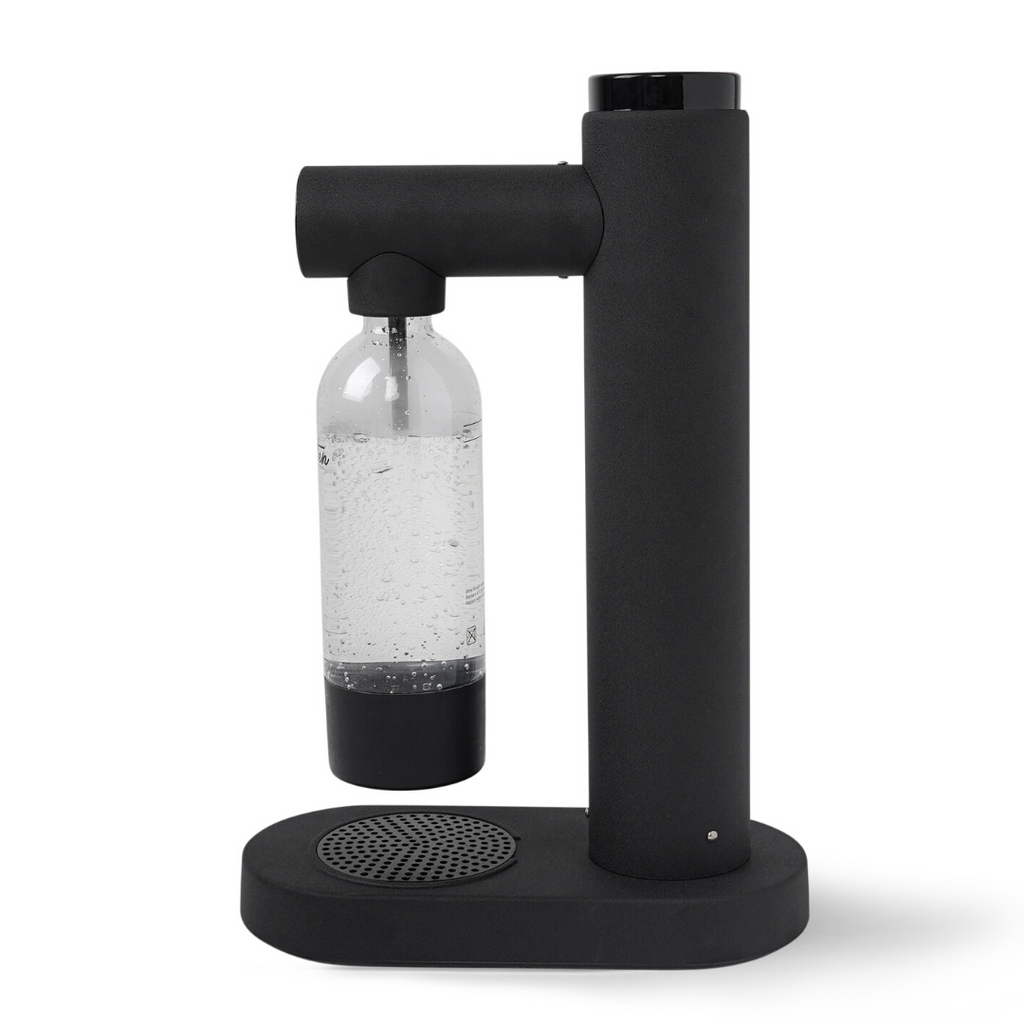 Black Steel Soda Maker Machine Monten Soda Sparkling Water Maker