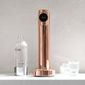 Front view of a Copper soda maker or sparkling water maker