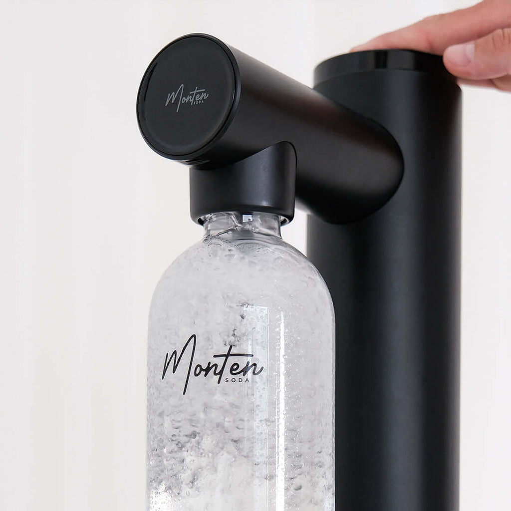 Matte Black Soda Maker Machine | Monten Soda Sparkling Water Maker